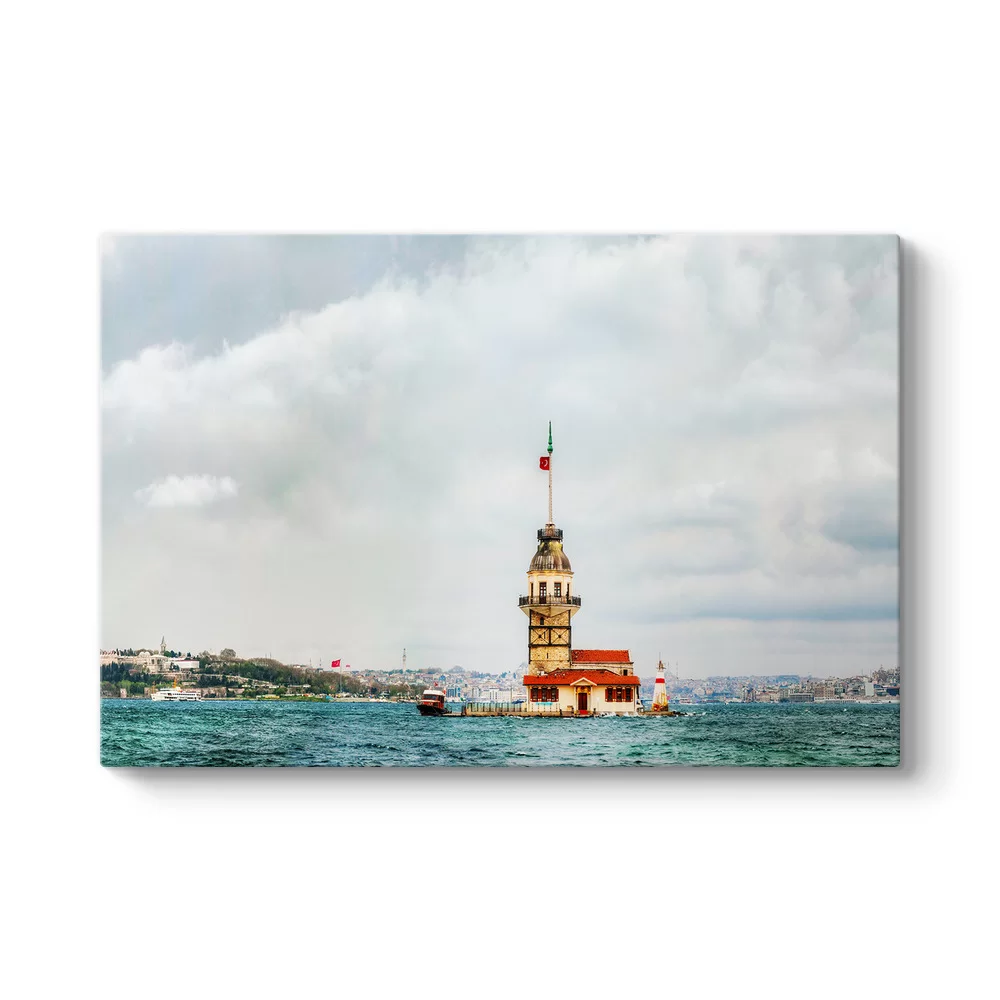Kız Kulesi Panorama Tablo